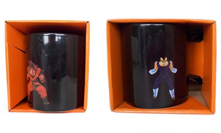 Vegeta and Goku Dragon Ball Z Heat Changing Coffee Mug