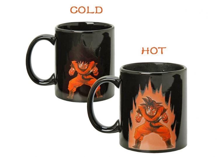 Vegeta and Goku Dragon Ball Z Heat Changing Coffee Mug
