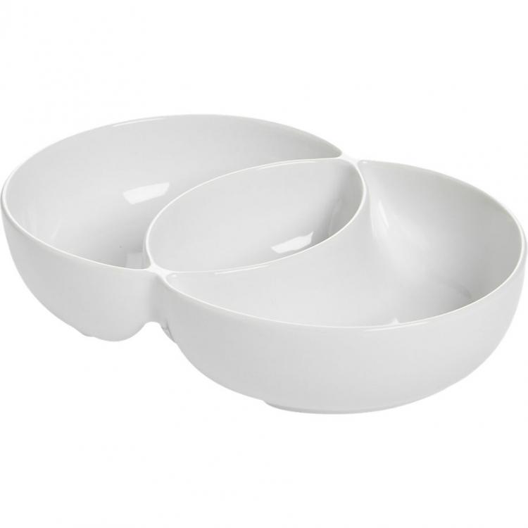 Venn Diagram Chip and Dip Bowl