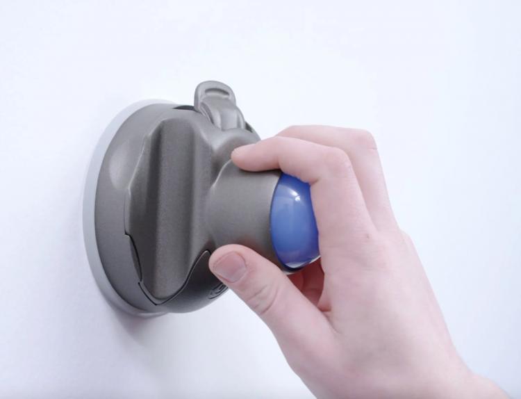 Vertiball Wall Mounted Back Massager - Portable Wall attached ball roller back massage tool