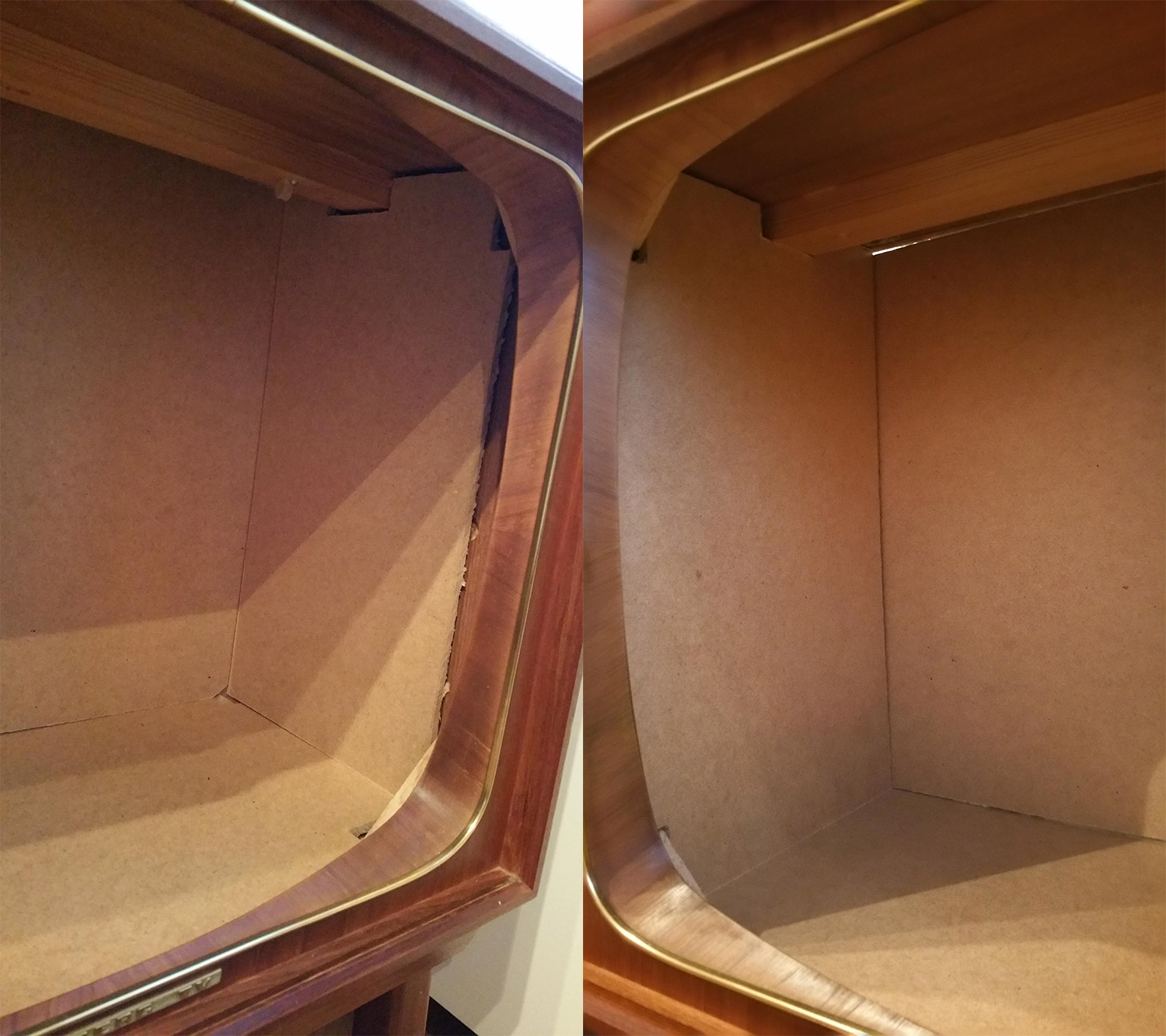 Vintage TV Liquor Cabinets - How to build diy retro television booze cabinet bar cart