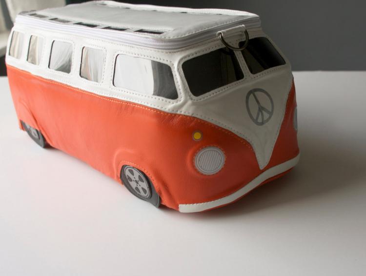 Volkswagen Hippy Bus Leather Purse/Bag