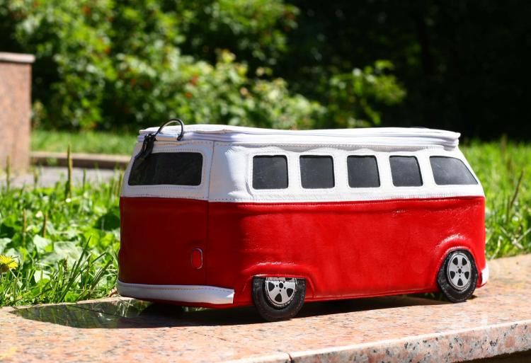 Volkswagen Hippy Bus Leather Purse/Bag