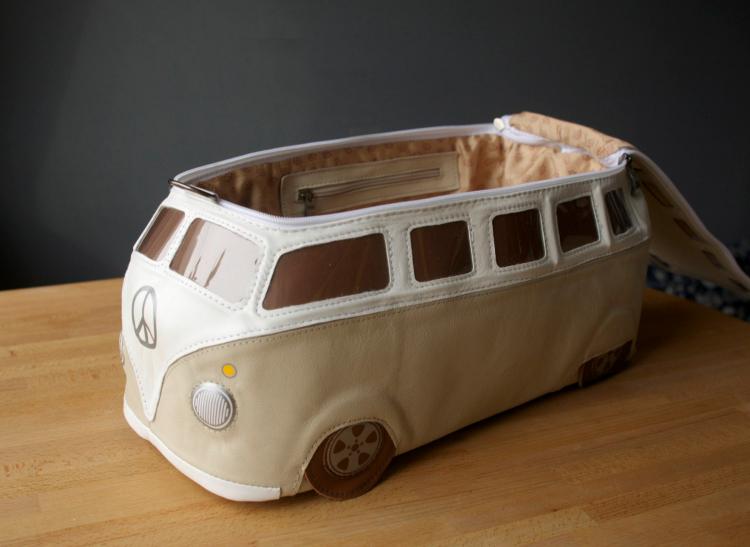 Volkswagen Hippy Bus Leather Purse/Bag