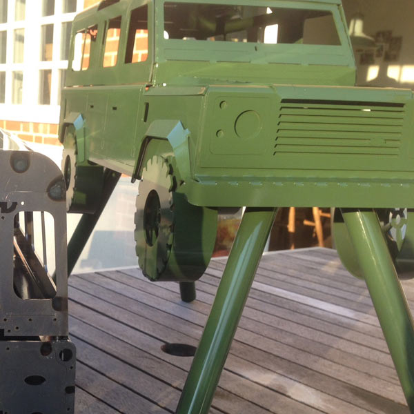 Land Rover Barbecue Grill - Land Rover Truck Metal BBQ