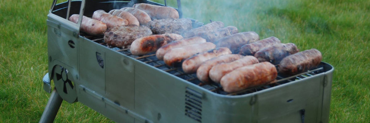 Volkswagen Bus Barbecue Grill - VW Hippy Van BBQ