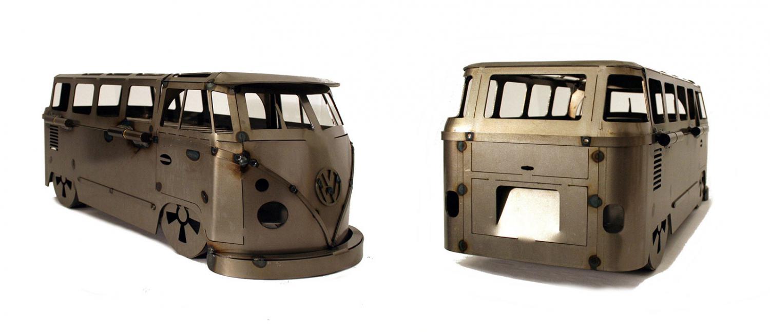 Volkswagen Bus Barbecue Grill - VW Hippy Van BBQ