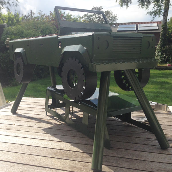 Land Rover Barbecue Grill - Land Rover Truck Metal BBQ