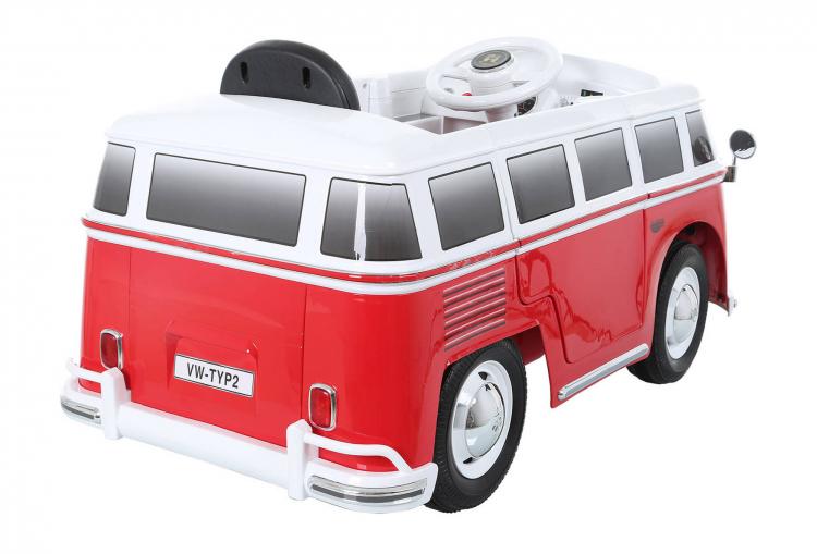 Volkswagen Bus Ride On Kids Toy Car - Electric VW Hippy Van Toy Car