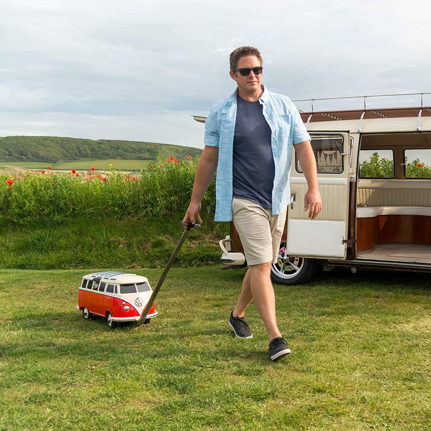 Volkswagen Hippy Van Cooler - VW Bus Rolling Cooler