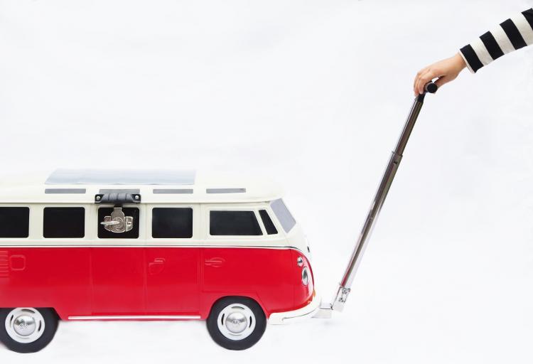 Volkswagen Hippy Van Cooler - VW Bus Rolling Cooler