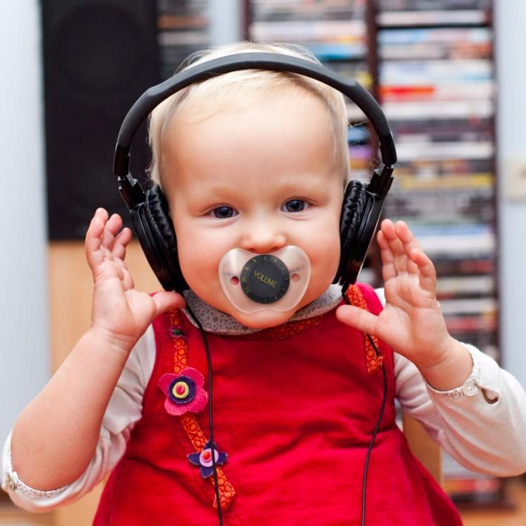 Chill, Baby Volume Knob Baby Pacifier - Music knob baby nook