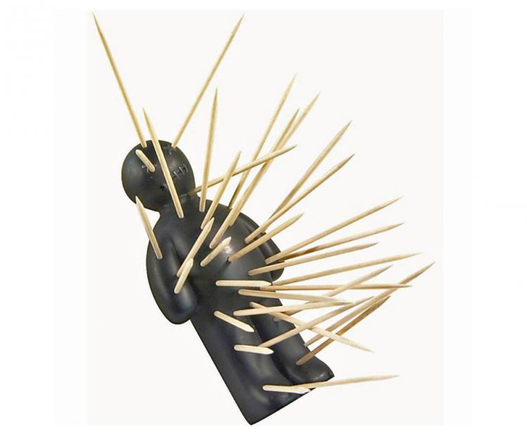 Voodoo Doll Toothpick Holder