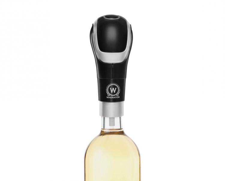 Waerator Wine Aerator Turns Your Bottle of Wine Into a Tap Dispenser - Wine bottle tap dispenser and aerator