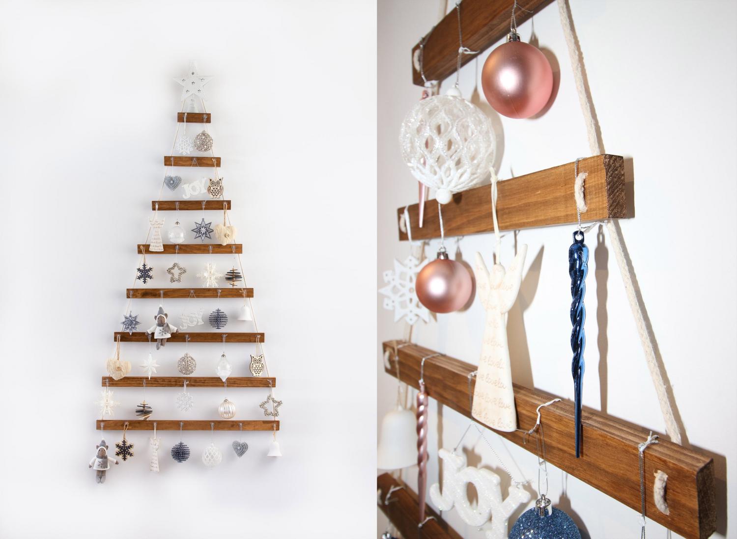 Flat Wall Mounted Christmas Trees Save Space In Smaller Homes