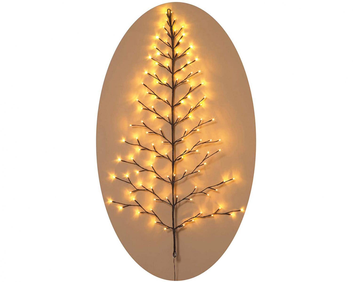 Flat Wall Mounted Christmas Trees Save Space In Smaller Homes
