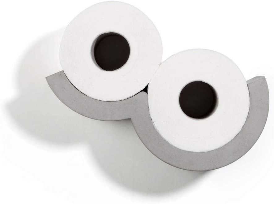 Cloud Shaped Toilet Paper Holder Made From Concrete