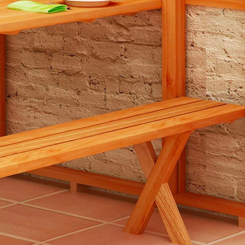 Wall Mounted Fold-up Picnic Table - Viking IV wall set