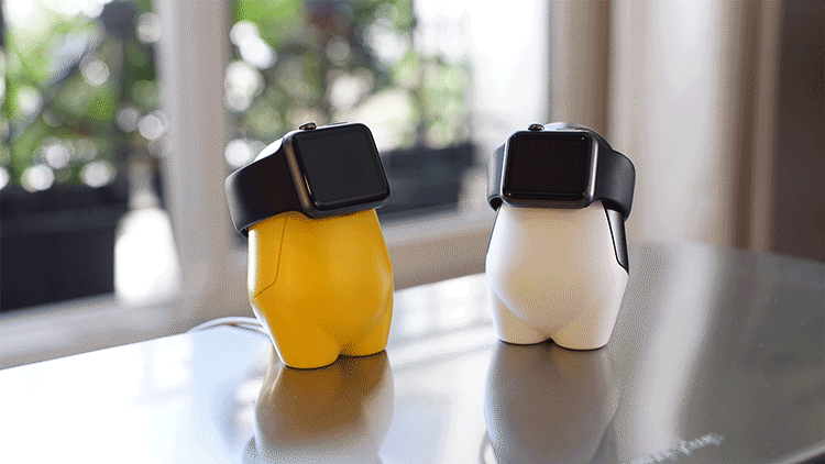 WATCHme Apple Watch Charger One Eyed Monster - GIF