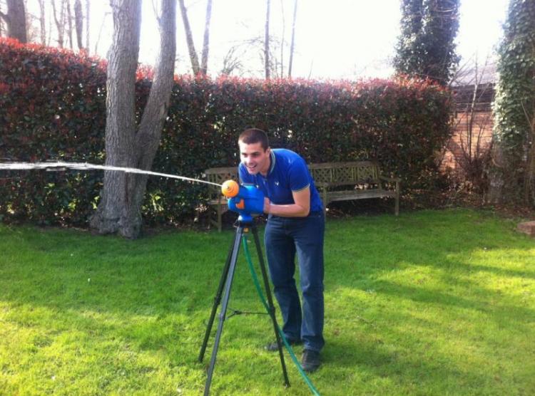 Water Cannon - Giant Squirt Gun on a Tripod