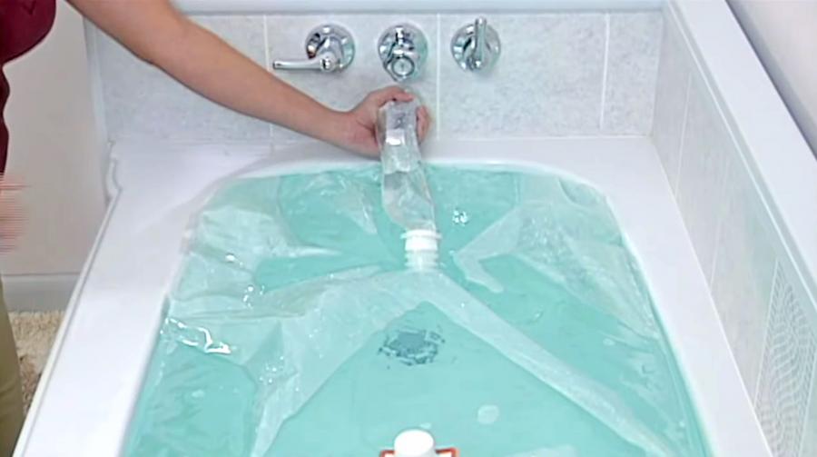 WaterBob Emergency Bathtub Water Storage - Store 100 gallons of emergency water in your bathtub