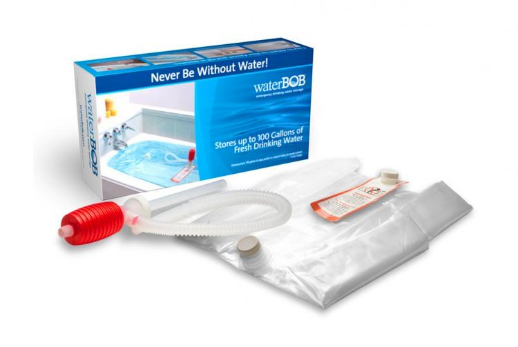 WaterBob Emergency Bathtub Water Storage - Store 100 gallons of emergency water in your bathtub