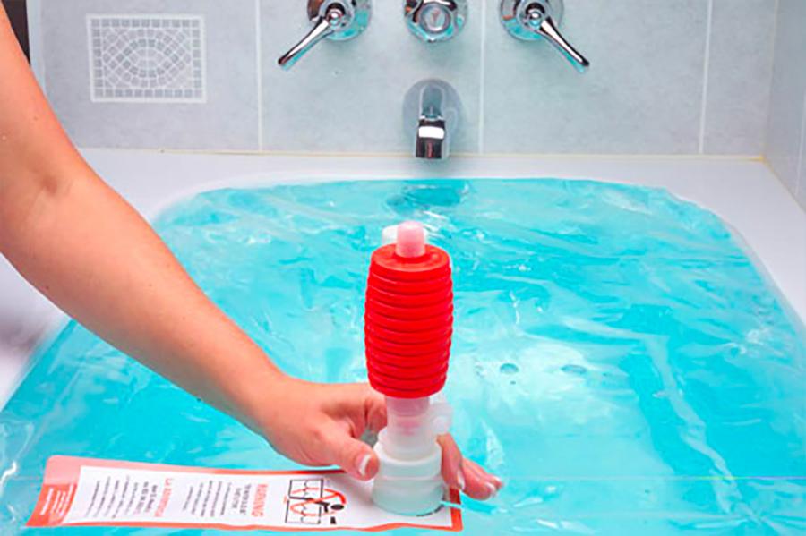 WaterBob Emergency Bathtub Water Storage - Store 100 gallons of emergency water in your bathtub