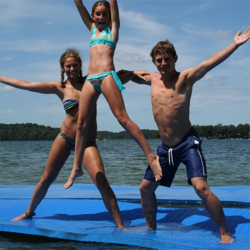 Water Mat Lets You Walk On Water