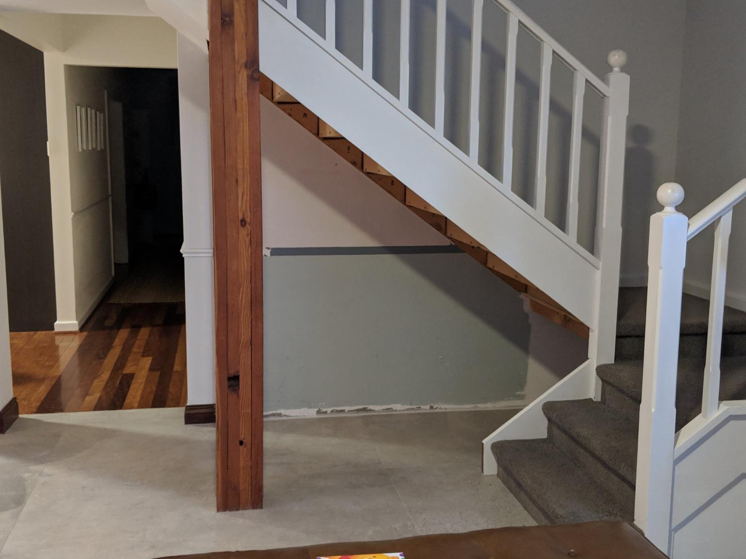 Wave Wine Rack Slide-Out Wine Cellar That's Under The Stairs