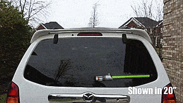 Star Wars lightsaber rear window wiper blade attachment