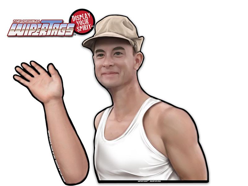 Waving Forrest Gump Wiper Blade Attachment