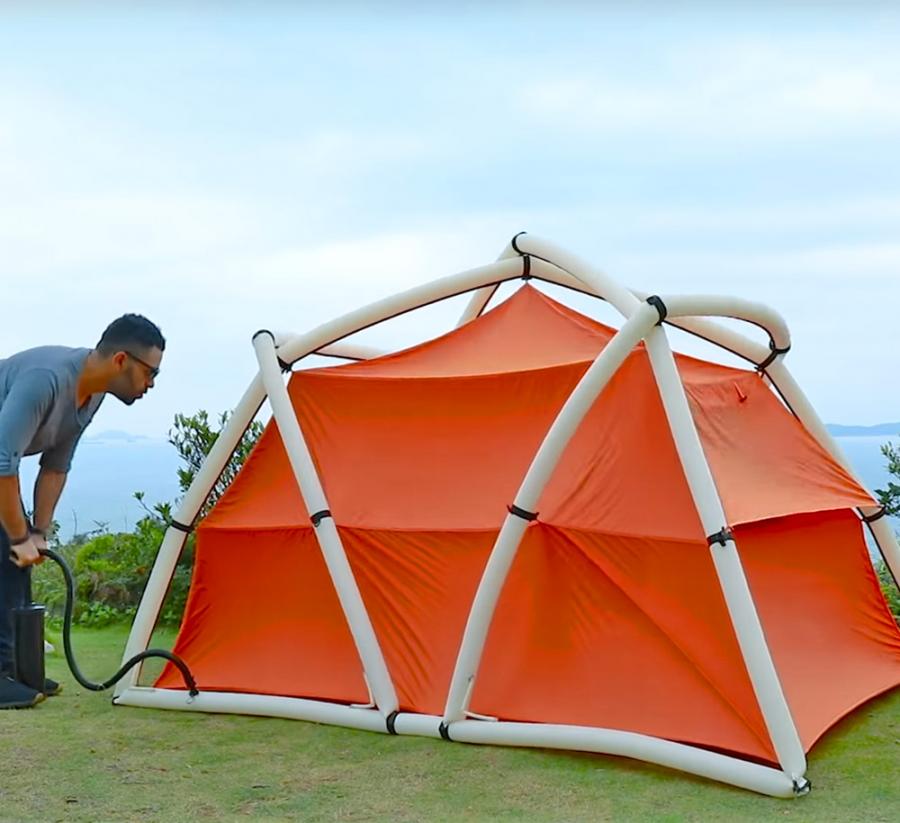 TentTube Inflatable Tent Sets Up In Seconds