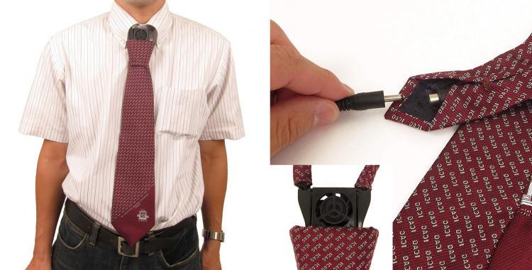 Coolest Japanese Gadgets - Tie With a Built-in Cooling Fan
