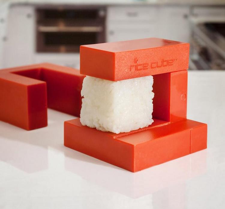 Coolest Japanese Gadgets - Easiest Sushi Rice Cube Maker