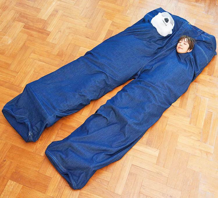 Coolest Japanese Gadgets - Giant Pair Of Paints Two-person Sleeping Bag