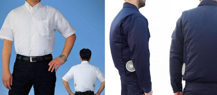 Coolest Japanese Gadgets - Japanese Air-Conditioned Clothing With Built-In Fans
