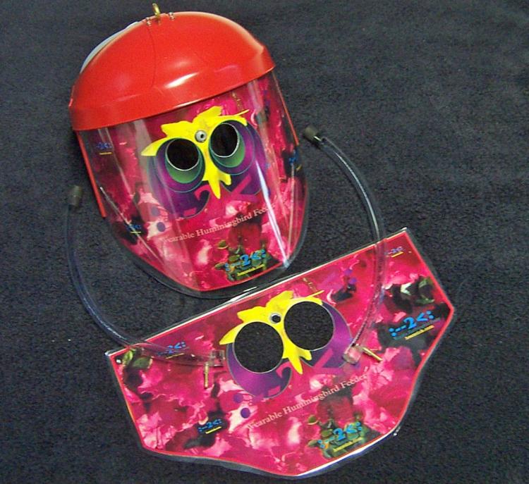 Wearable Hummingbird Feeder Mask
