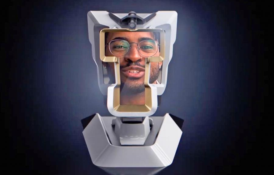 WeHead spatial communication display Video Call Robot