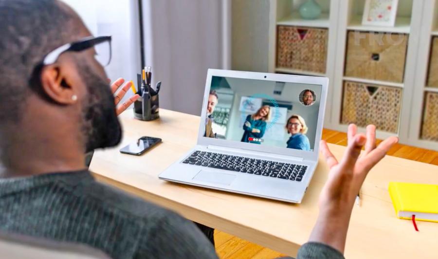 WeHead spatial communication display Video Call Robot