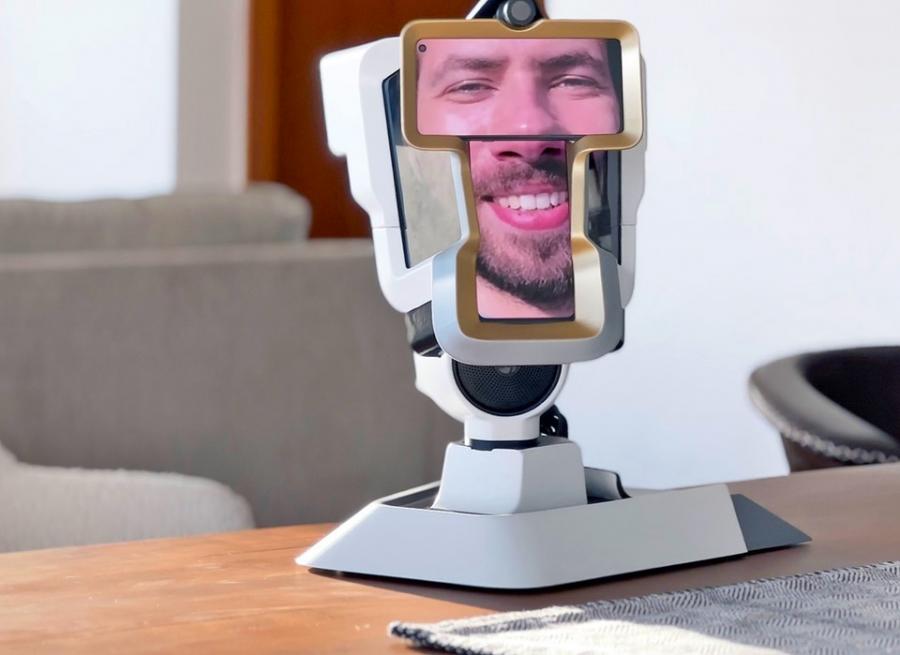 WeHead spatial communication display Video Call Robot