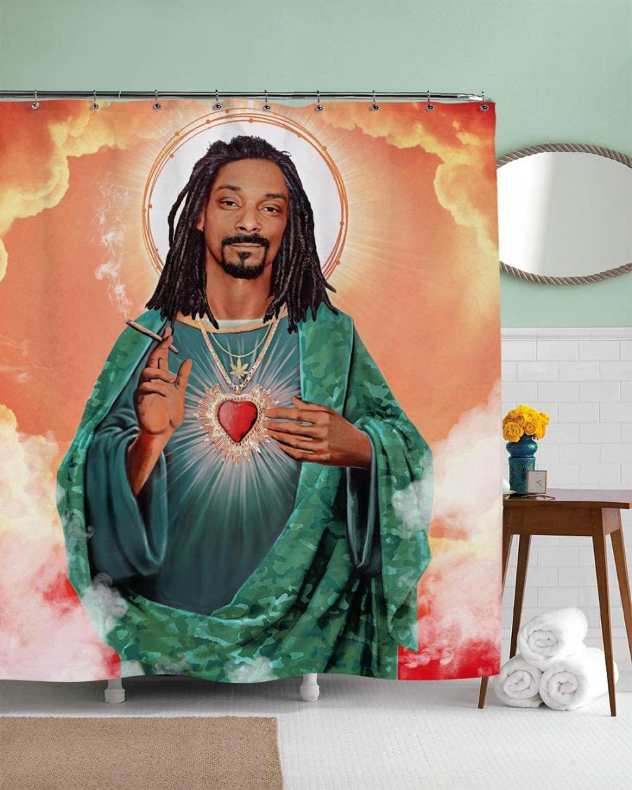 Holy Snoop Dogg shower curtain