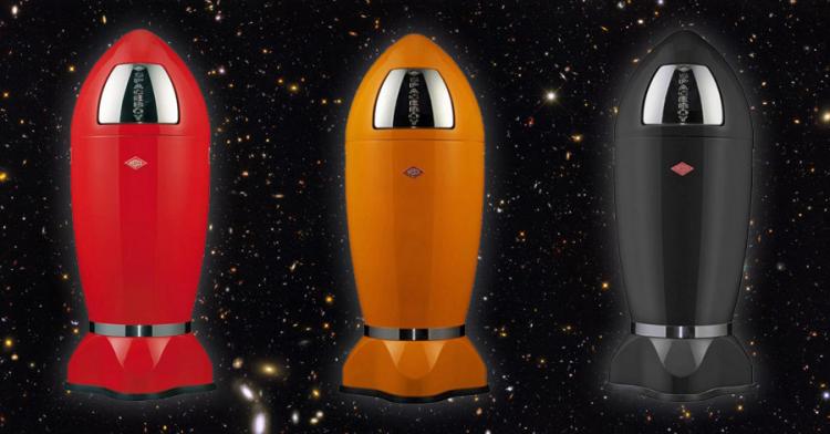 Wesco Spaceboy - Spaceship Garbage Can