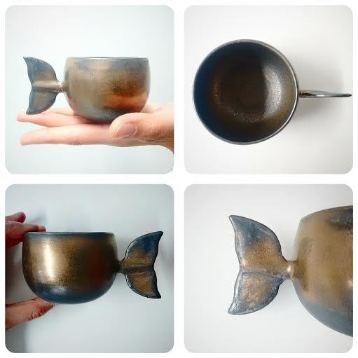 Whale Tail Mug - Curling Whale Tail Coffee Mug