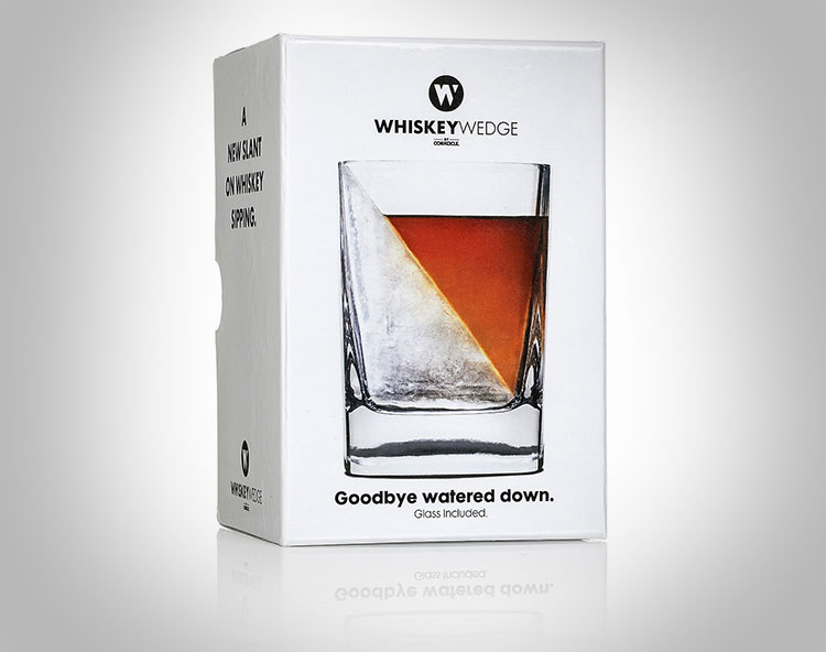 Whiskey Wedge Ice Glass