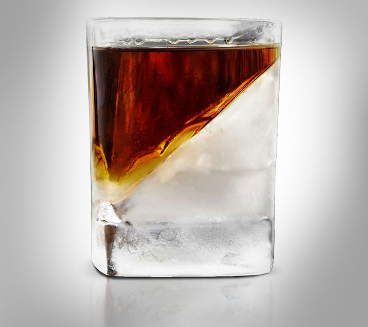 Whiskey Wedge Ice Glass