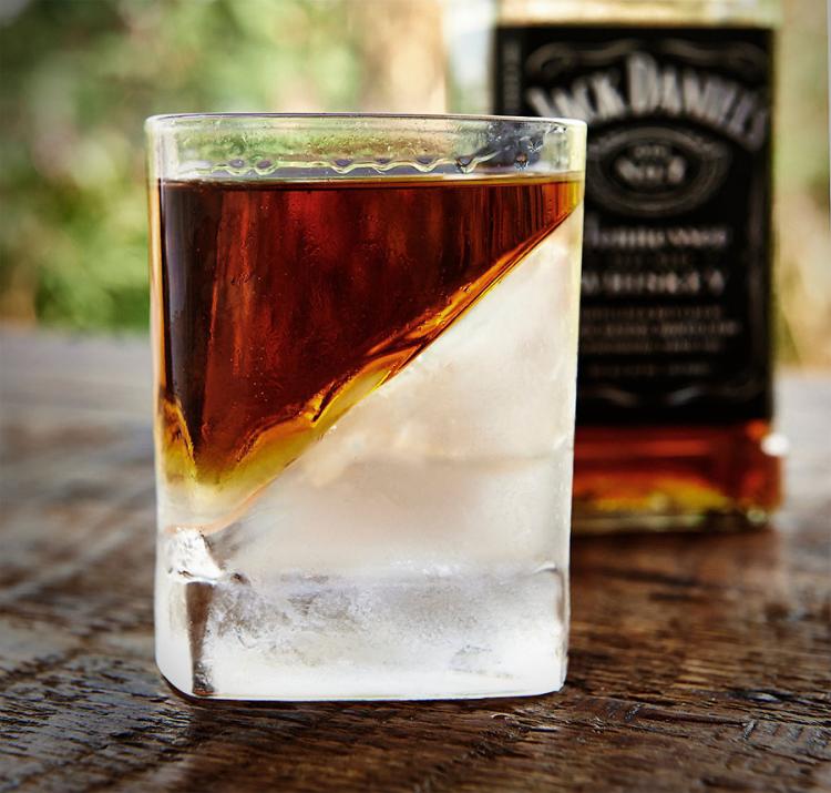 Whiskey Wedge Ice Glass
