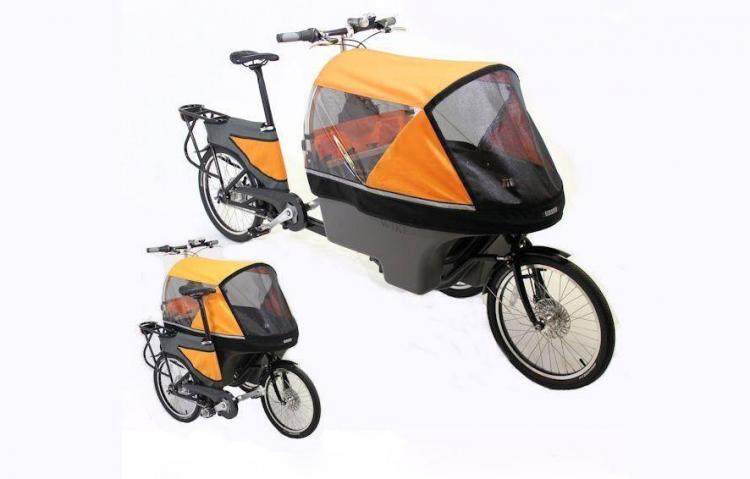 Wicycle Salamander Bicycle Converts Into a Stroller - Wike stroller bike
