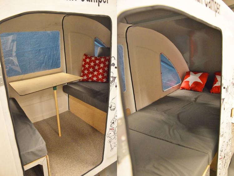 Wide Path Camper - Mini Bicycle Camper - Pull Behind Bike Camper