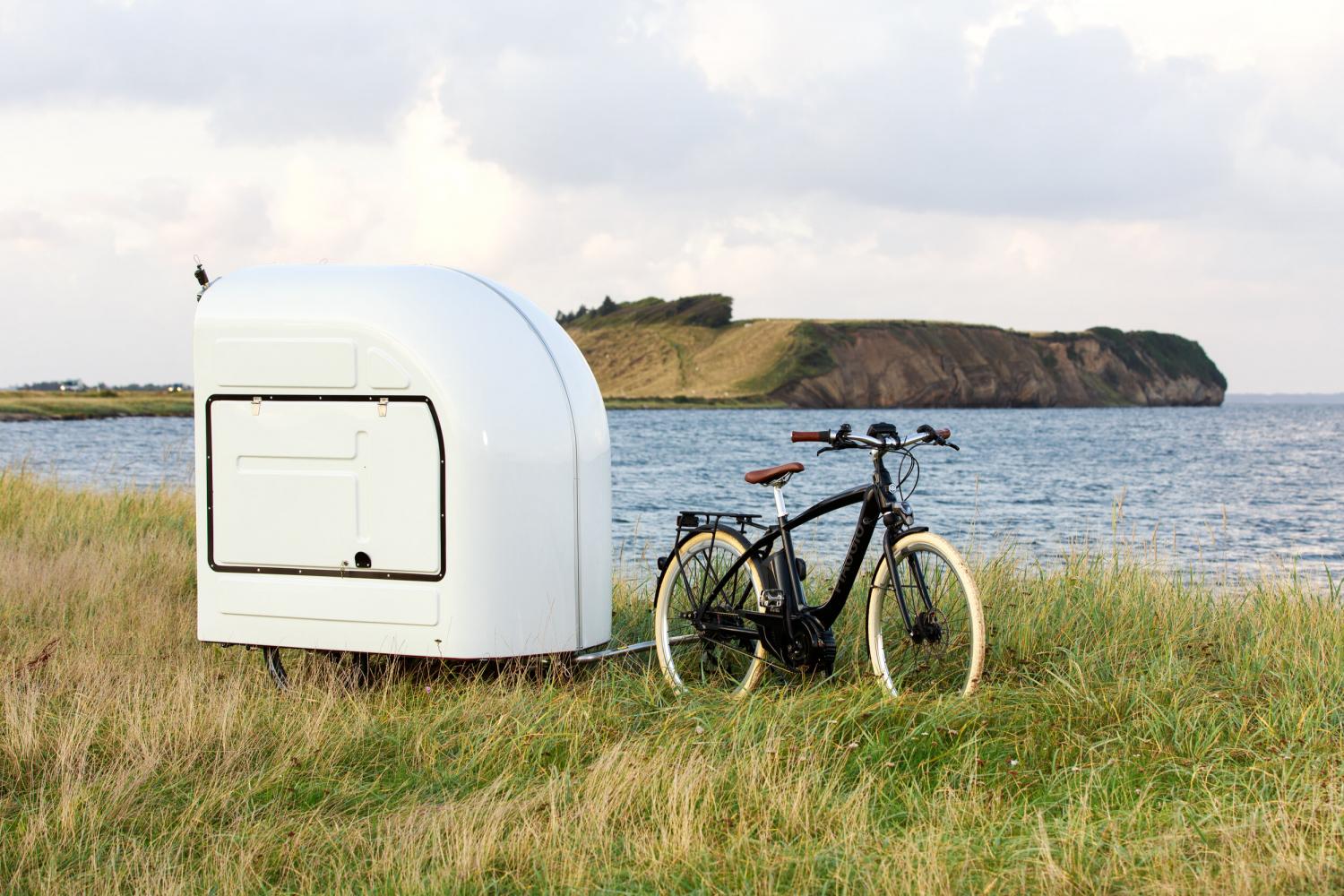 Wide Path Camper - Mini Bicycle Camper - Pull Behind Bike Camper