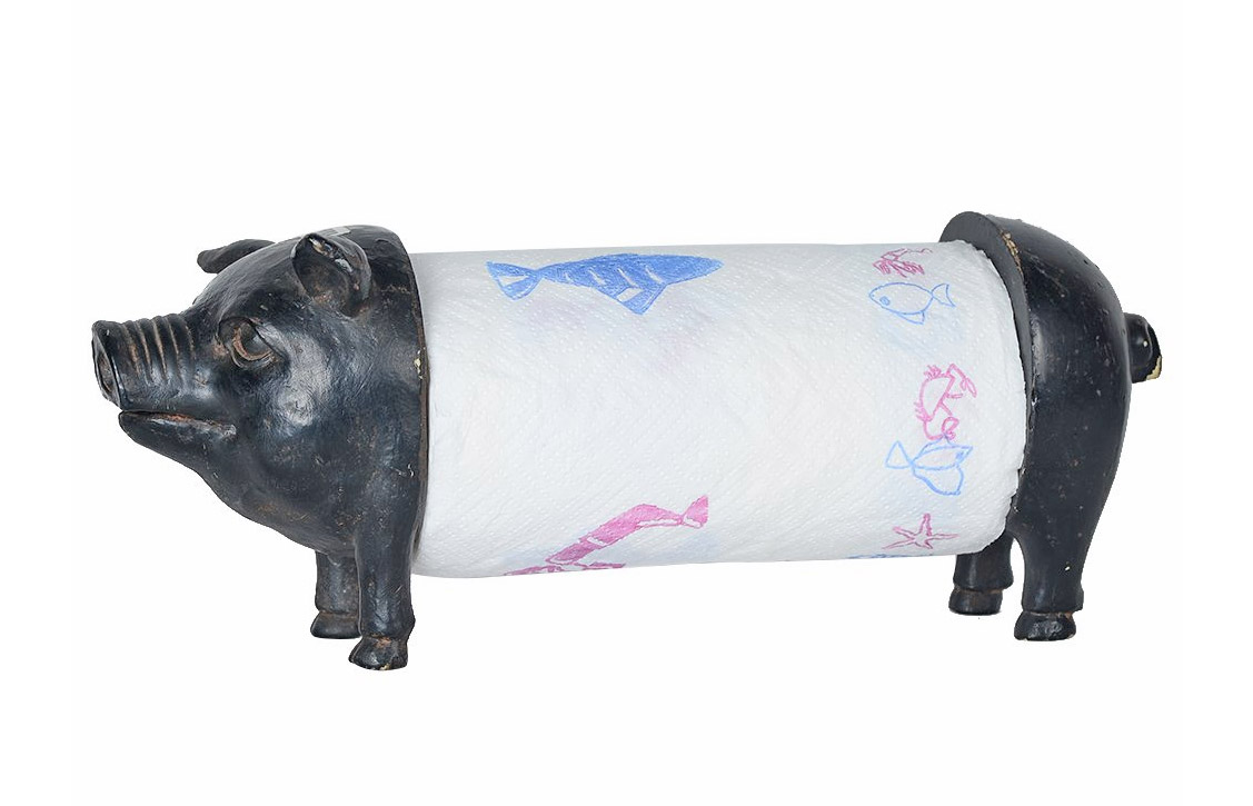 Pig Paper Towel Holder - Pig Paper Towel Dispenser
